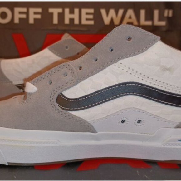 Vans Men's 6.5/Women's 8 BMX Style 114 Kevin Peraza Grey White Black Mid-Top - Picture 8 of 12